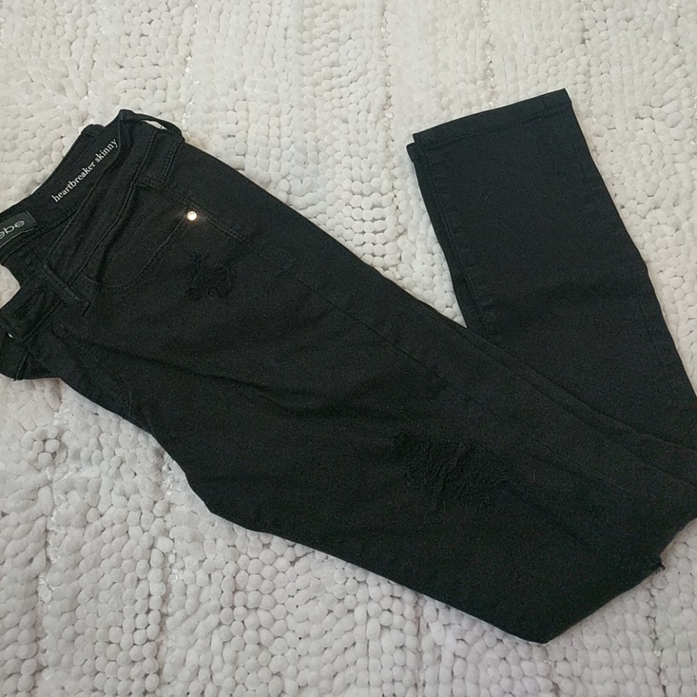 Bebe distressed jeans